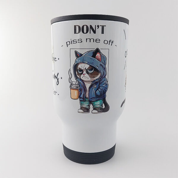 Tasse Isotherme Grumpy Cat Couvercle noir