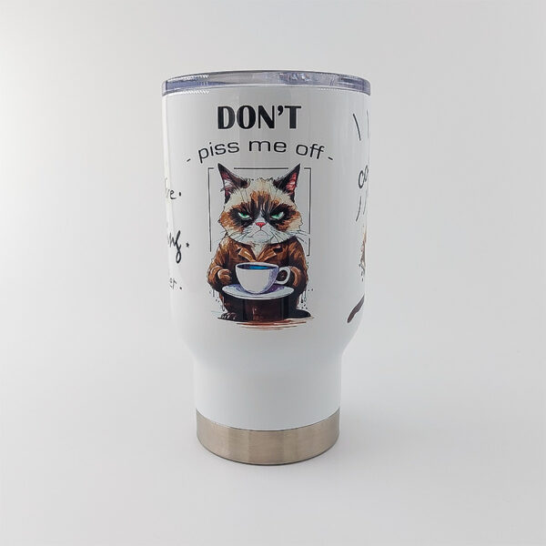 Tasse Isotherme Grumpy Cat Couvercle transparent
