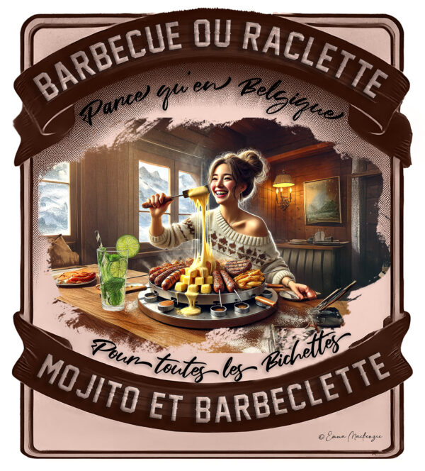 Sweat à Capuche Barbeclette – Image 3